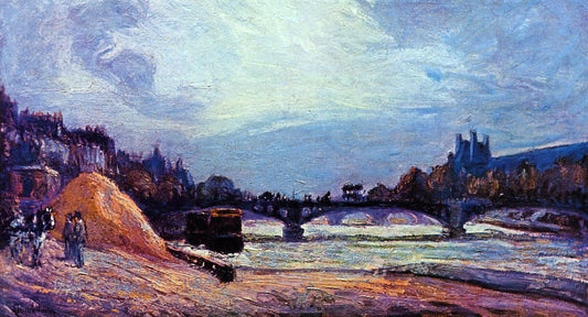  Armand Guillaumin The Pont des Arts - Hand Painted Oil Painting