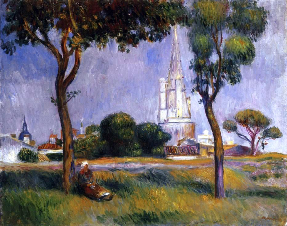  Pierre Auguste Renoir The Powder Magazine at La Rochelle - Hand Painted Oil Painting