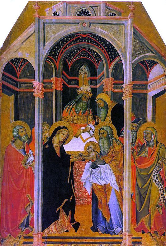  Bartolo Di Fredi The Presentation in the Temple - Hand Painted Oil Painting