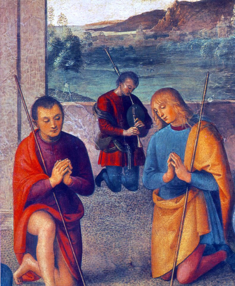  Pietro Perugino The Presepio (detail) - Hand Painted Oil Painting