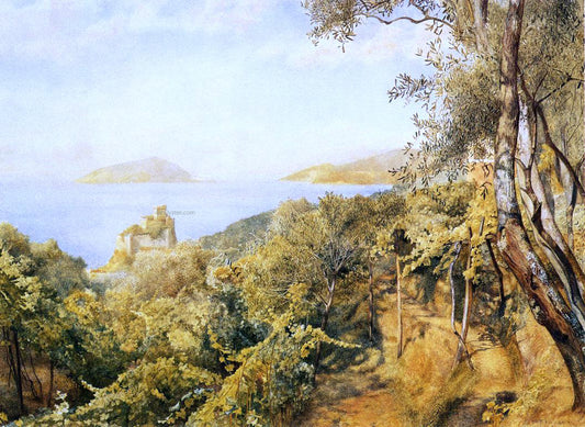  Henry Roderick Newman The Priest's Garden - Hand Painted Oil Painting