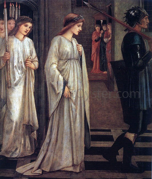  Sir Edward Burne-Jones The Princess Sabra Led to the Dragon - Hand Painted Oil Painting