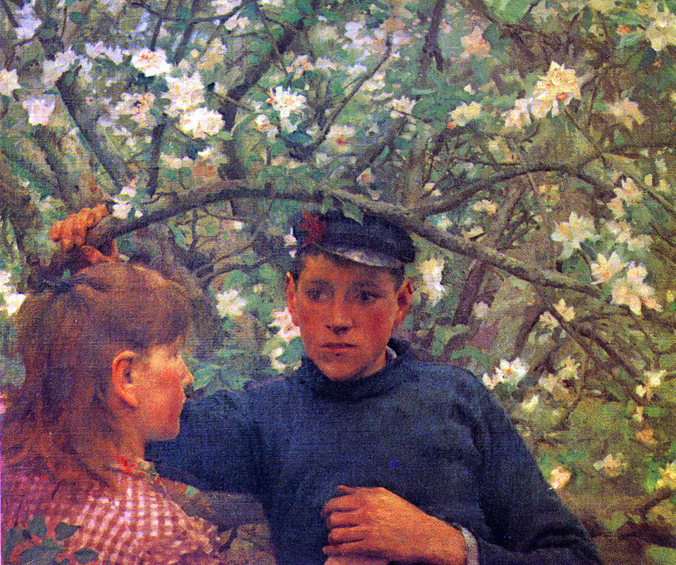  Henry Scott Tuke The Promise - Hand Painted Oil Painting