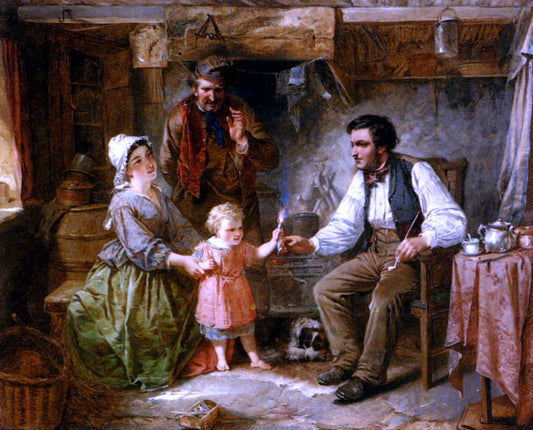  James Stephenson Craig The Proud Mother - Hand Painted Oil Painting