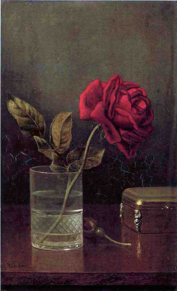  Martin Johnson Heade The Queen of Roses - Hand Painted Oil Painting