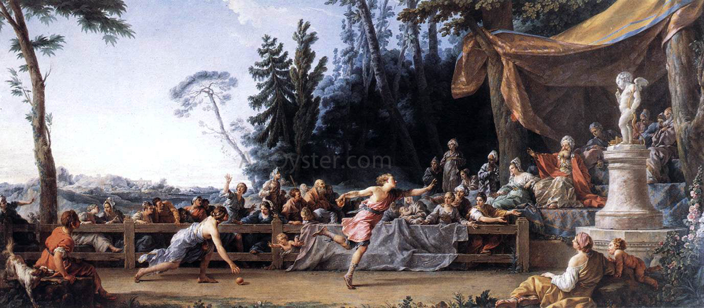  Noel Halle The Race Between Hippomenes and Atalanta - Hand Painted Oil Painting