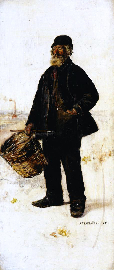  Jean-Francois Raffaelli The Rag Picker - Hand Painted Oil Painting