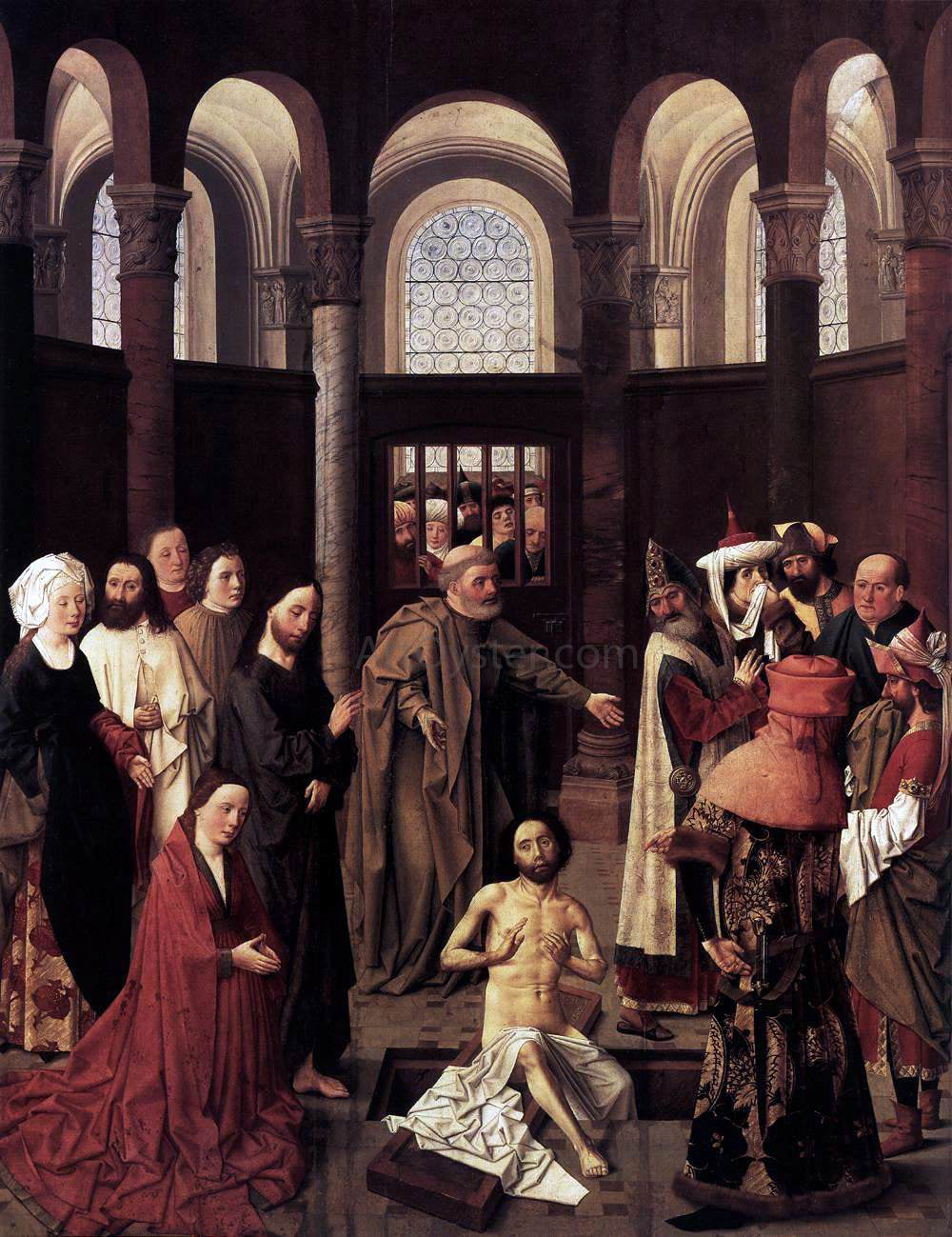  Albert Van Ouwater The Raising of Lazarus - Hand Painted Oil Painting