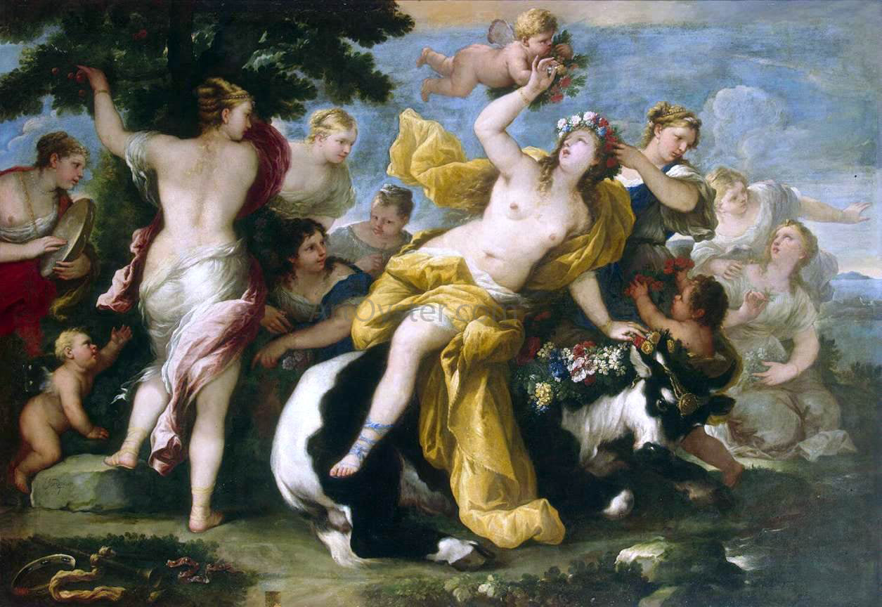  Luca Giordano The Rape of Europa - Hand Painted Oil Painting