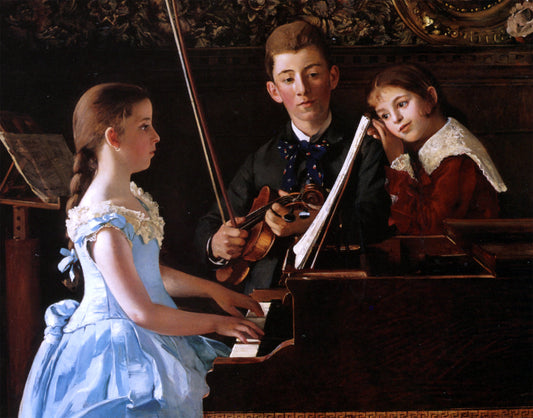  Dome Skutezky The Recital - Hand Painted Oil Painting