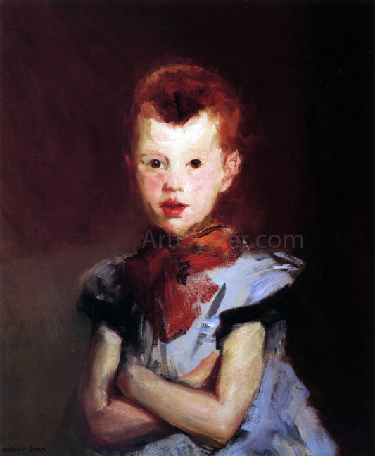  Robert Henri The Red Top - Hand Painted Oil Painting