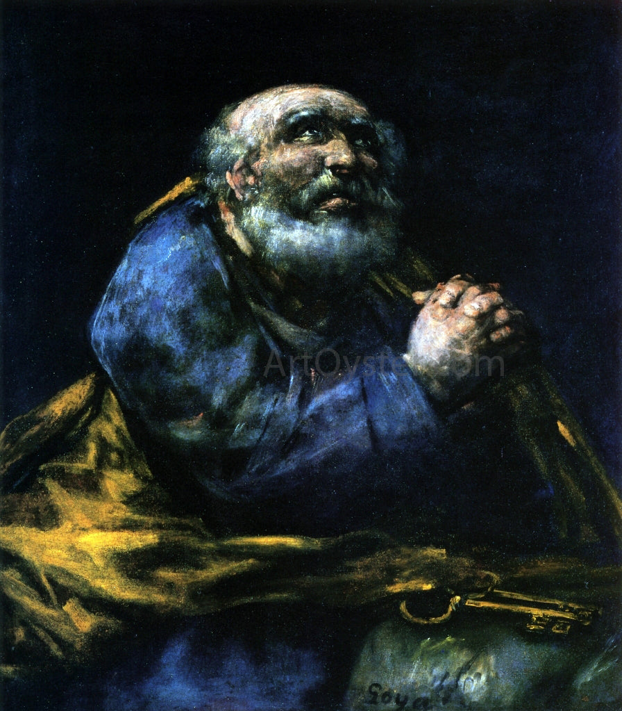  Francisco Jose de Goya Y Lucientes The Repentant Saint Peter - Hand Painted Oil Painting