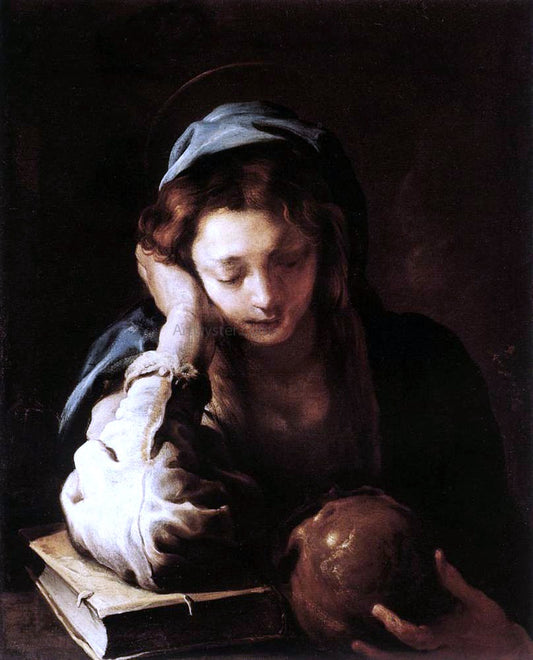  Domenico Feti The Repentant St Mary Magdalene - Hand Painted Oil Painting