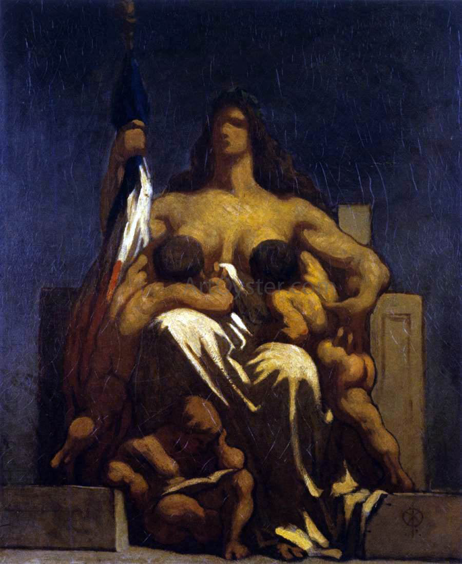  Honore Daumier The Republic - Hand Painted Oil Painting