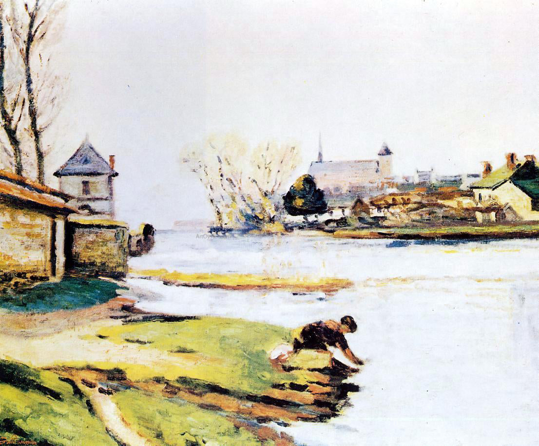  Armand Guillaumin The Resevoir at Poitiers - Hand Painted Oil Painting