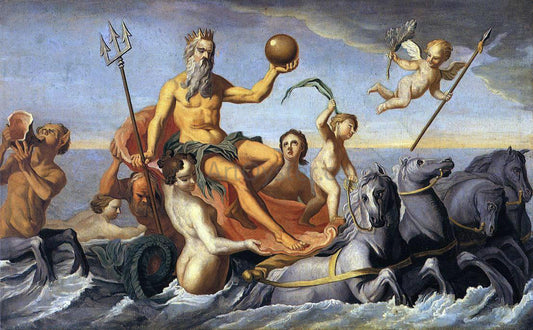  John Singleton Copley The Return of Neptune - Hand Painted Oil Painting