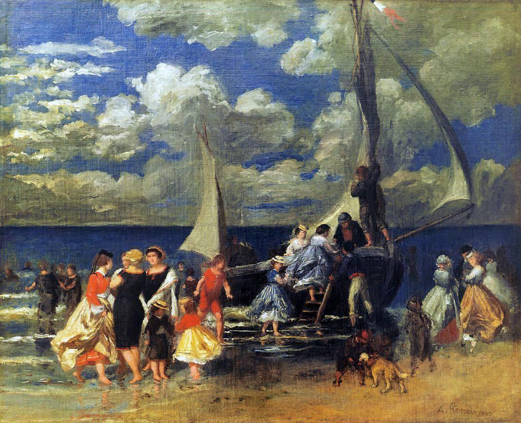  Pierre Auguste Renoir The Return of the Boating Party - Hand Painted Oil Painting