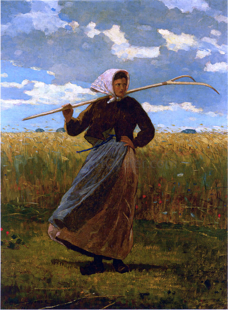  Winslow Homer The Return of the Gleaner - Hand Painted Oil Painting