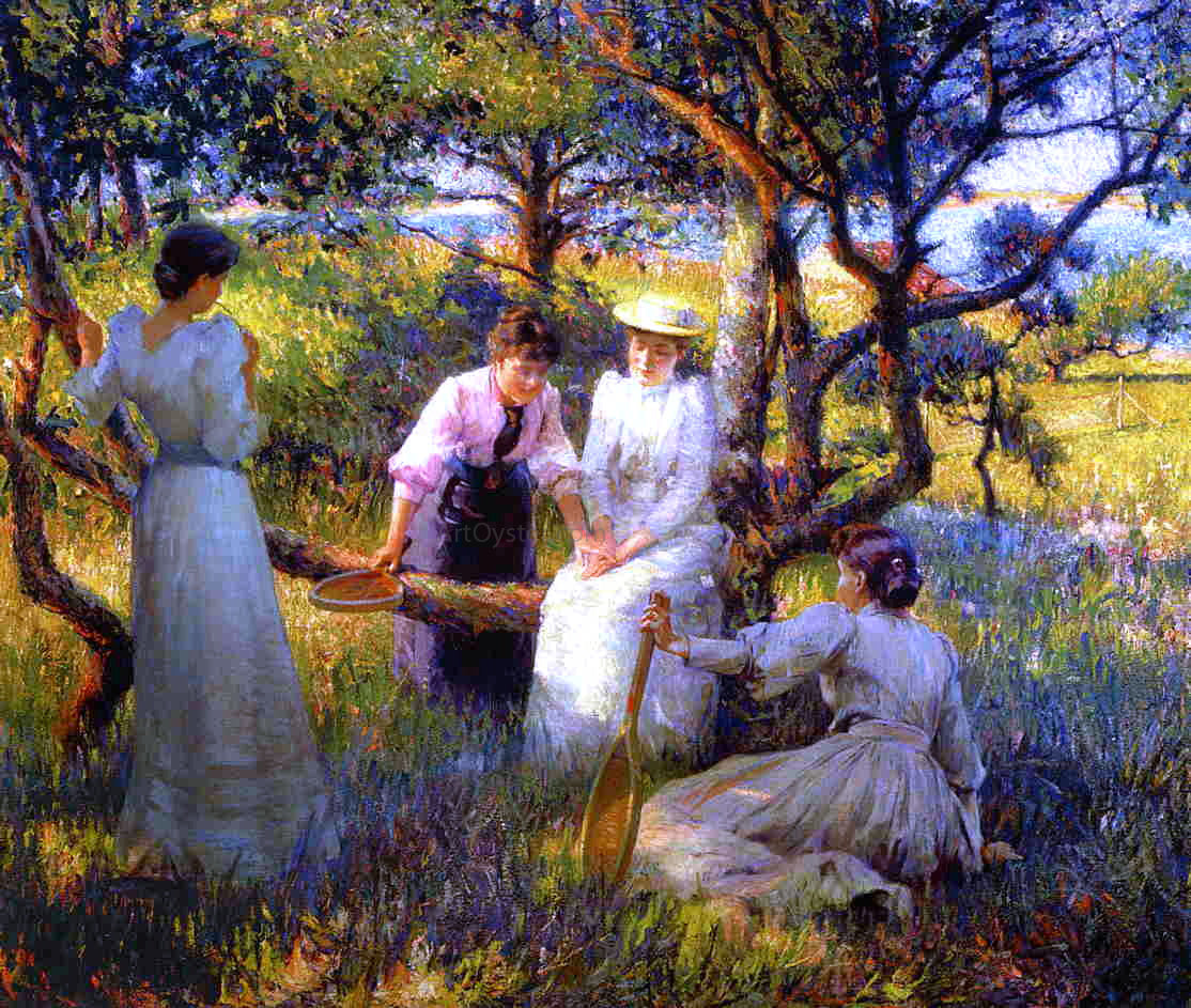  Robert Vonnoh The Ring - Hand Painted Oil Painting
