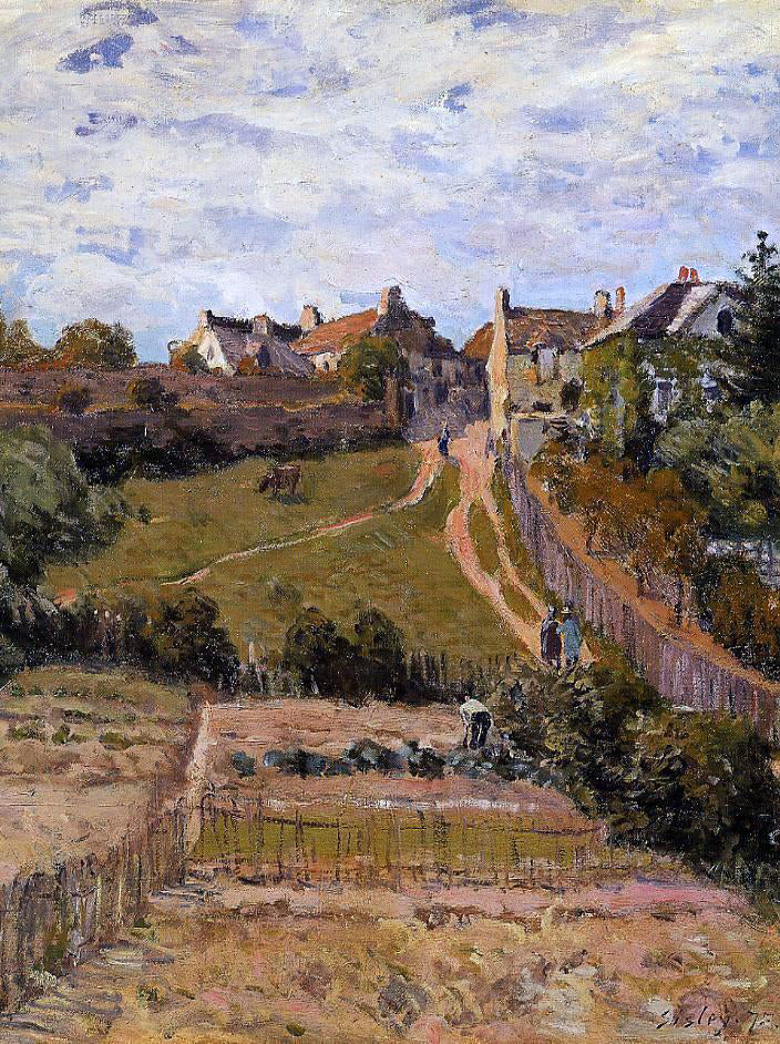  Alfred Sisley The Rising Path - Hand Painted Oil Painting