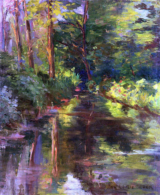  John Leslie Breck The River Ept - Hand Painted Oil Painting
