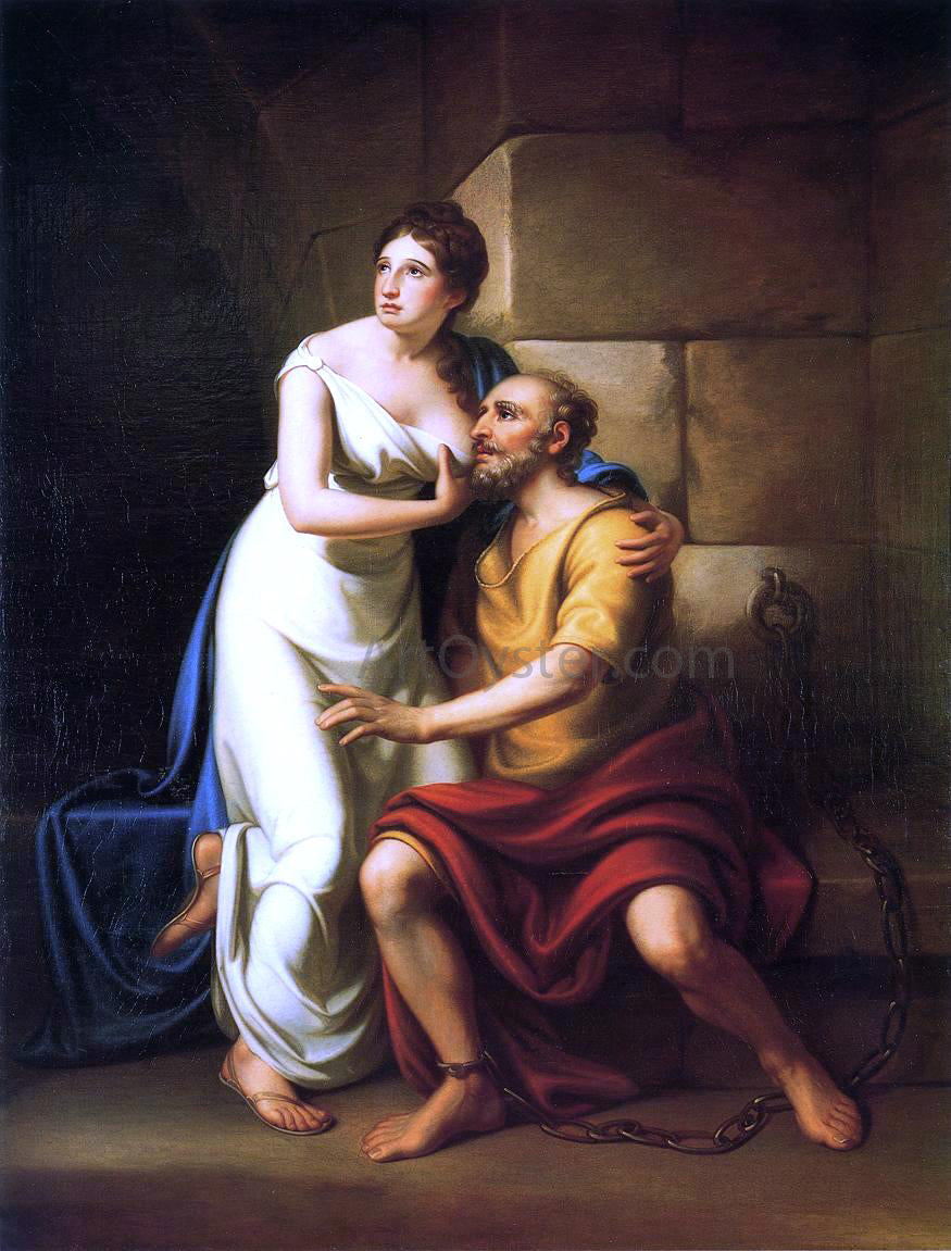  Rembrandt Peale The Roman Daughter - Hand Painted Oil Painting