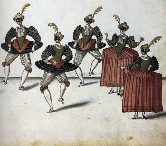 Daniel Rabel The Royal Ballet of the Dowager of Bilbao's Grand Ball - Hand Painted Oil Painting