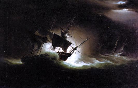  William Huggins The Royal George on Her Return from Ireland - Hand Painted Oil Painting