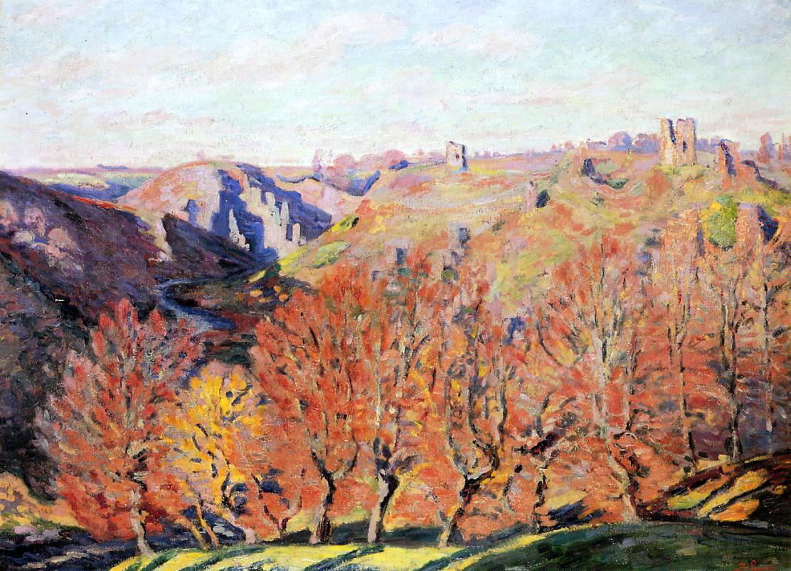  Armand Guillaumin The Ruins at Crozant - Hand Painted Oil Painting