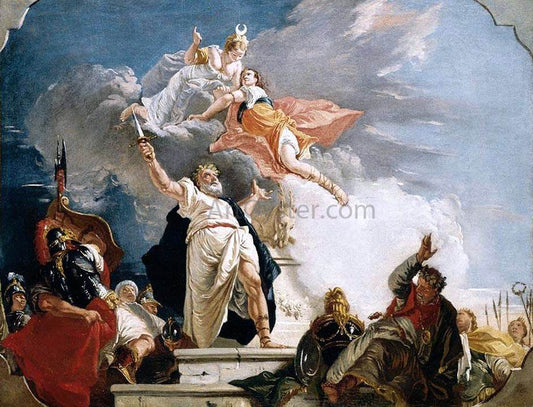  Francesco Fontebasso The Sacrifice of Iphigenia - Hand Painted Oil Painting