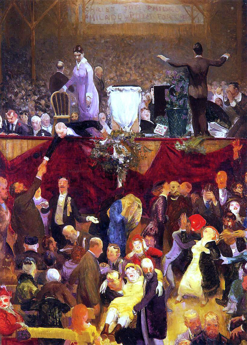  George Wesley Bellows The Sawdust Trail - Hand Painted Oil Painting