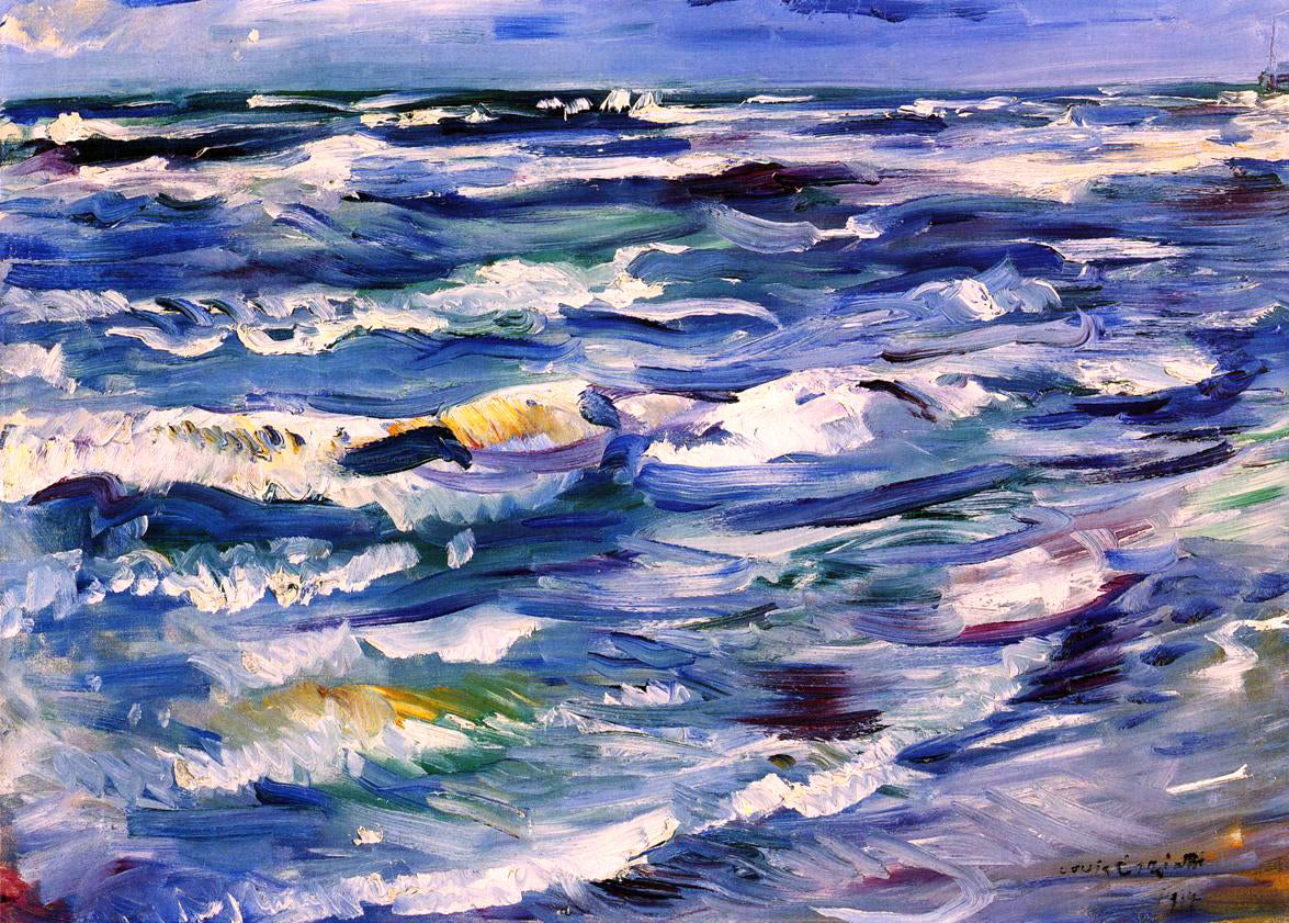  Lovis Corinth The Sea near La Spezia - Hand Painted Oil Painting