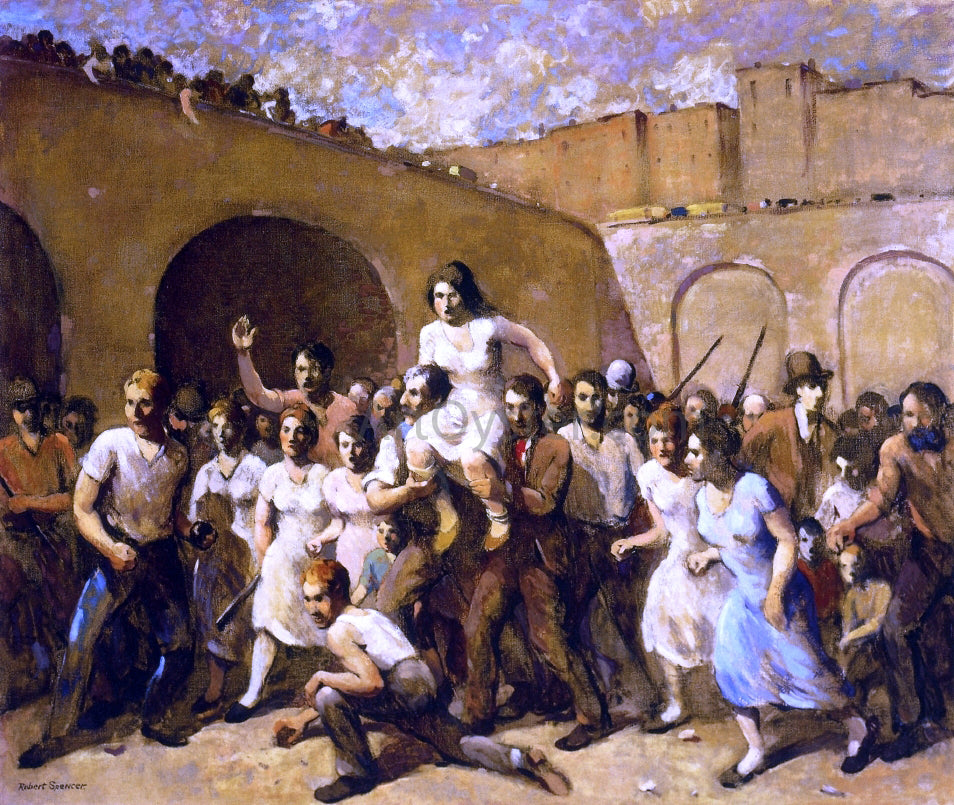  Robert Spencer The Seed of Revolution - Hand Painted Oil Painting