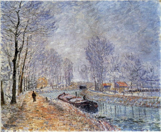  Gustave Loiseau The Seine at Pontoise - Hand Painted Oil Painting
