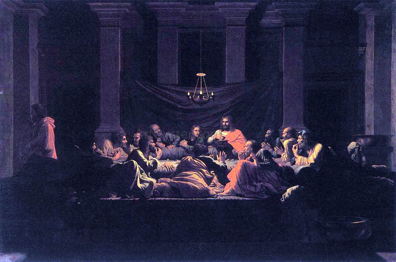  Nicolas Poussin The Seven Sacraments: Eucharist - Hand Painted Oil Painting