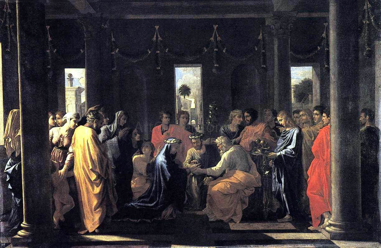  Nicolas Poussin The Seven Sacraments: Marriage - Hand Painted Oil Painting