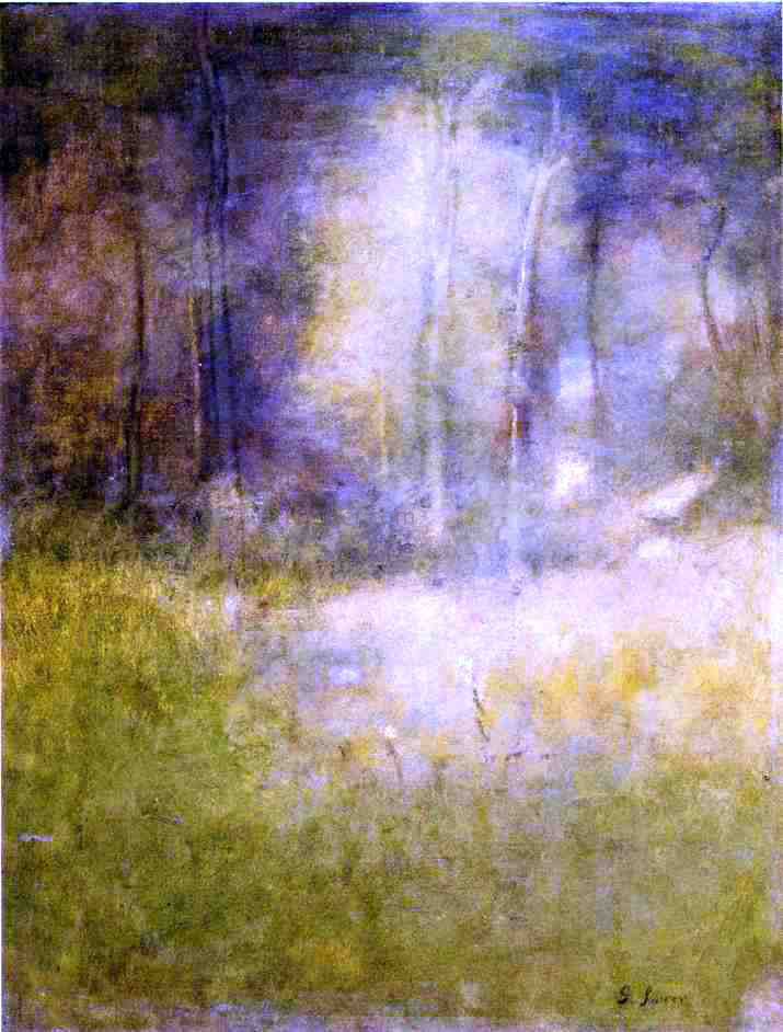  George Inness The Shower, Montclair, New Jersey - Hand Painted Oil Painting