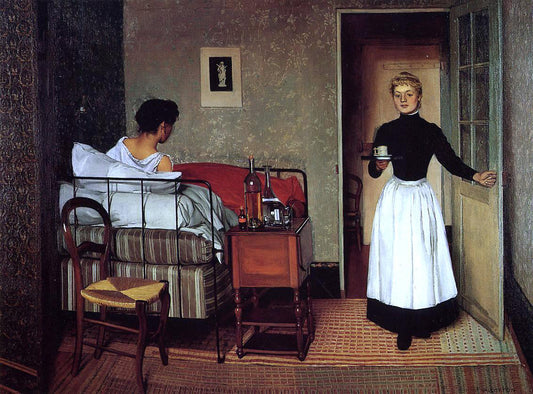  Felix Vallotton The Sick Girl - Hand Painted Oil Painting