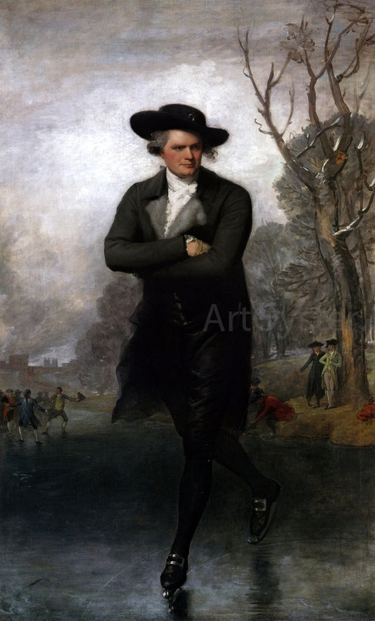  Gilbert Stuart The Skater (William Grant) - Hand Painted Oil Painting