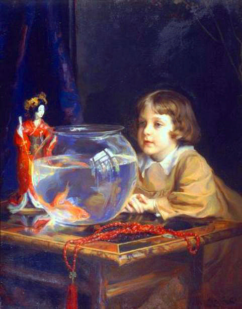  Philip Alexius De Laszlo The Son of the Artist - Hand Painted Oil Painting