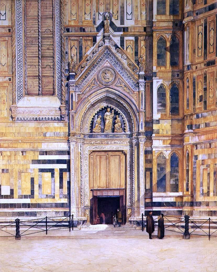  Henry Roderick Newman The South Door of the Duomo - Hand Painted Oil Painting