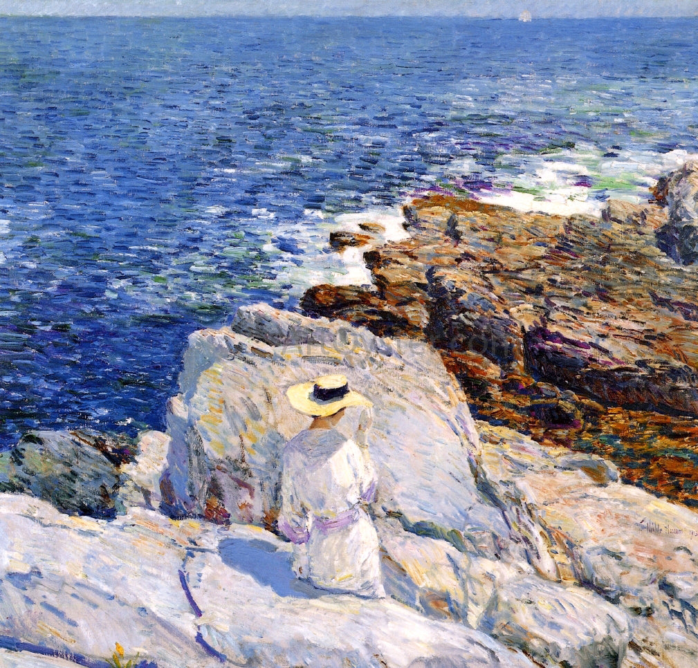  Frederick Childe Hassam The South Ledges, Appledore - Hand Painted Oil Painting