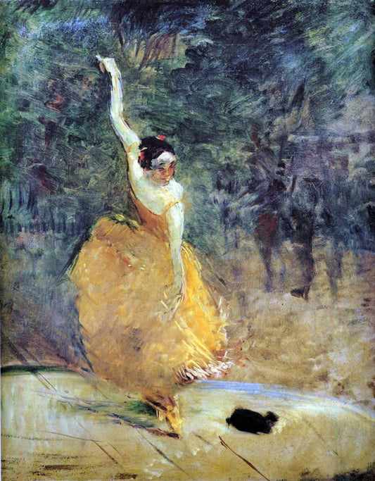  Henri De Toulouse-Lautrec The Spanish Dancer - Hand Painted Oil Painting