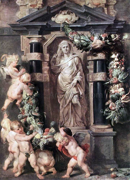  Peter Paul Rubens The Statue of Ceres - Hand Painted Oil Painting