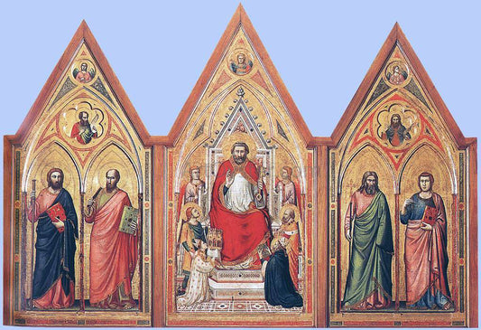  Giotto Di Bondone The Stefaneschi Triptych (verso) - Hand Painted Oil Painting