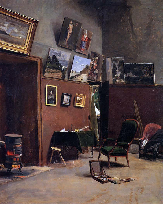  Jean Frederic Bazille The Studio on the Rue de Furstenberg - Hand Painted Oil Painting