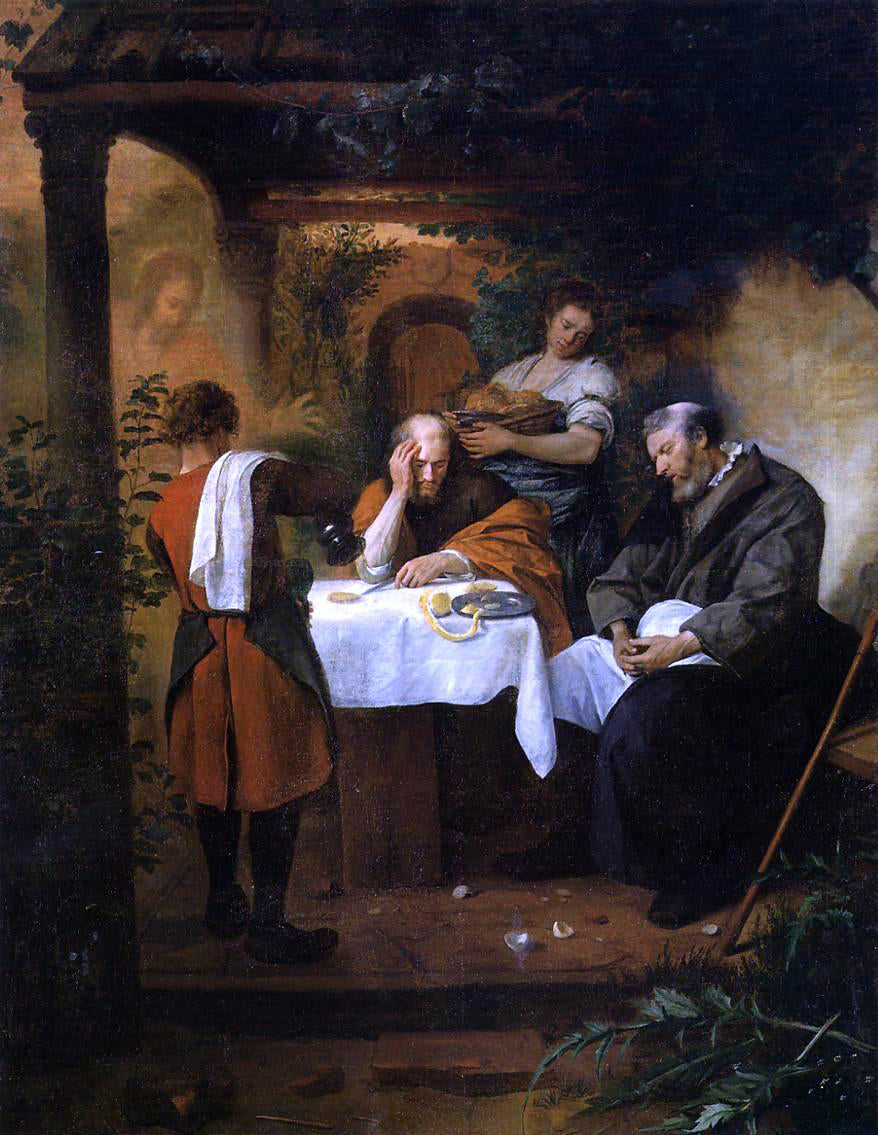  Jan Steen The Supper at Emmaus - Hand Painted Oil Painting