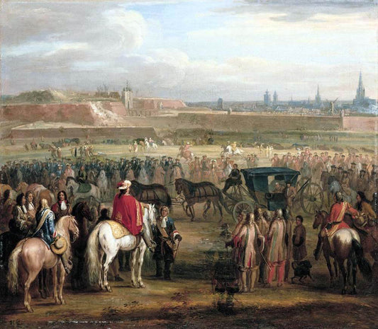  Adam Frans Van Der Meulen The Surrender of Cambrai - Hand Painted Oil Painting