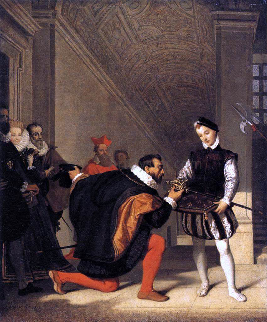  Jean-Auguste-Dominique Ingres The Sword of Henry IV - Hand Painted Oil Painting