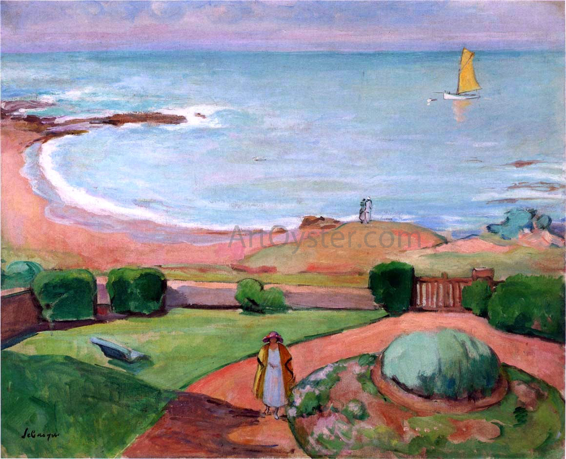  Henri Lebasque The Terrace at Prefailles - Hand Painted Oil Painting
